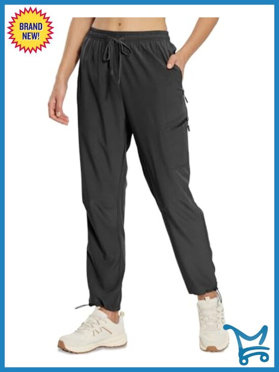 Pants - Women's Quick Dry Hiking Cargo Pants with Zipper Pockets